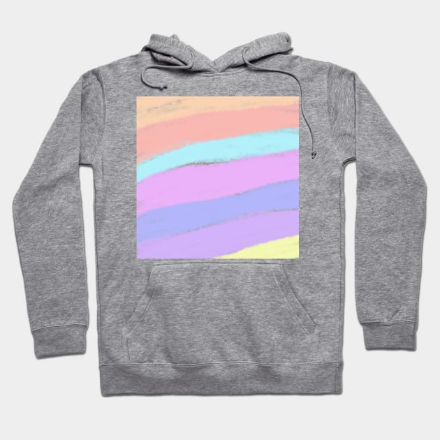 Blue pink purple watercolor abstract art Hoodie by Artistic_st